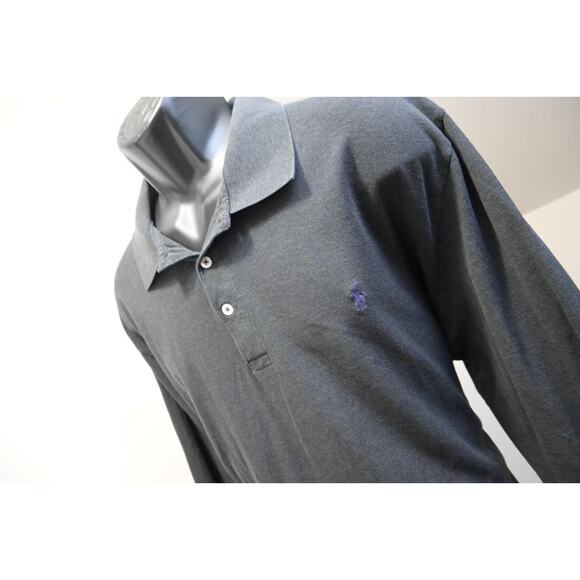 Polo Golf Ralph Lauren Shirt Long Sleeve Performance Dark Gray Mens Size 2XL - Picture 1 of 7